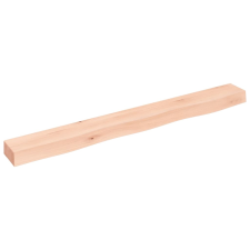 vidaXL kezeletlen tömör tölgyfa fali polc 100x10x6 cm (363556) bútor