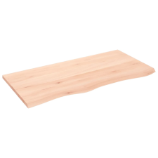 vidaXL kezeletlen tömör tölgyfa fali polc 100x50x2 cm (363566) bútor