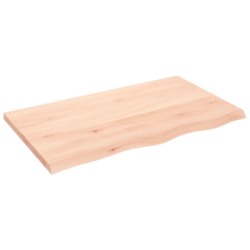 vidaXL kezeletlen tömör tölgyfa fali polc 100x60x(2-4) cm (363570) bútor