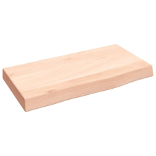 vidaXL kezeletlen tömör tölgyfa fali polc 40x20x4 cm bútor