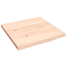 vidaXL kezeletlen tömör tölgyfa fali polc 40x40x2 cm bútor
