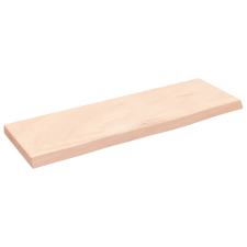 vidaXL kezeletlen tömör tölgyfa fali polc 60x20x2 cm (363521) bútor