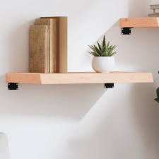 vidaXL kezeletlen tömör tölgyfa fali polc 60x30x(2-6) cm bútor