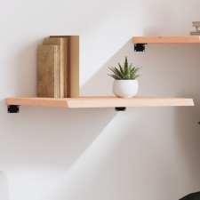 vidaXL kezeletlen tömör tölgyfa fali polc 60x50x(2-4) cm bútor