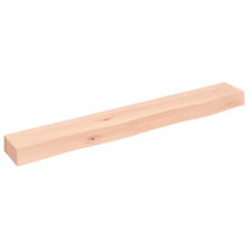 vidaXL kezeletlen tömör tölgyfa fali polc 80x10x6 cm (363538) bútor