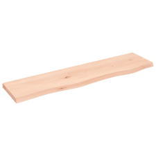 vidaXL kezeletlen tömör tölgyfa fali polc 80x20x2 cm (363539) bútor