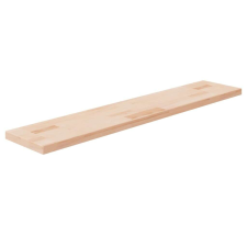 vidaXL kezeletlen tömör tölgyfa polclap 100x20x2,5 cm bútor