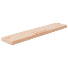 vidaXL kezeletlen tömör tölgyfa polclap 100x20x4 cm bútor