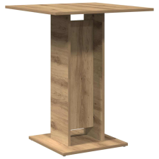 vidaXL kézműves tölgy forgácslap bisztróasztal 60 x 60 x 75 cm (856023) bútor