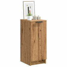 vidaXL kézműves tölgy színű szerelt fa cipősszekrény 29,5x35x70 cm bútor