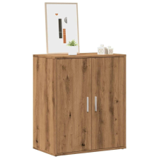 vidaXL kézműves tölgy színű szerelt fa cipősszekrény 60 x 35 x 70 cm bútor