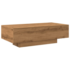 vidaXL kézműves tölgy színű szerelt fa dohányzóasztal 100x49,5x31 cm (856405) bútor
