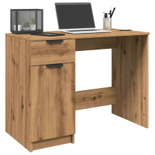 vidaXL kézműves tölgy színű szerelt fa íróasztal 100 x 50 x 75 cm íróasztal