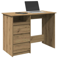 vidaXL kézműves tölgy színű szerelt fa íróasztal 102x50x75 cm íróasztal