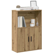 vidaXL kézműves tölgy színű szerelt fa könyvespolc 60x24x85 cm bútor