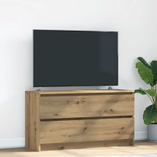 vidaXL kézműves tölgy színű szerelt fa TV-szekrény 100x35x54 cm bútor