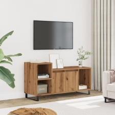 vidaXL kézműves tölgy színű szerelt fa TV-szekrény 100x35x55 cm bútor