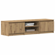 vidaXL kézműves tölgy színű szerelt fa TV-szekrény 140x40x36 cm bútor