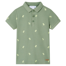 vidaXL Khaki gyerek pólóing 104