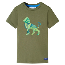 vidaXL Khaki gyerekpóló 116