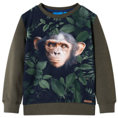vidaXL Khaki gyerekpulóver 104