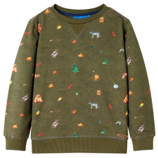vidaXL Khaki gyerekpulóver 128