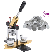 vidaXL kitűzőkészítő gép forgó lyukasztóval 500 db 44 mm-es kitűzővel kreatív és készségfejlesztő