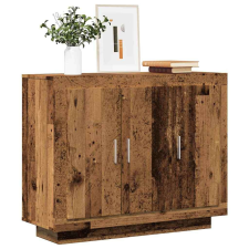 vidaXL komód Régi fa 92x35x75 cm Gépelt fa bútor