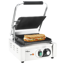 vidaXL kontaktgrill rozsdamentes acélból 1800 W 31 x 30,5 x 20 cm grillsütő