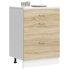 vidaXL konyhai alapszekrény Sonoma Oak Engineered Wood bútor