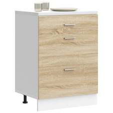 vidaXL konyhai alapszekrény Sonoma Oak Engineered Wood bútor