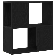 vidaXL Könyvespolc Fekete tölgy 60x24x63 cm Mérnök Fa (863153) bútor