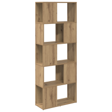 vidaXL Könyvespolc Kézműves tölgy Forgácslap 60 x 24 x 155 cm (875198) bútor