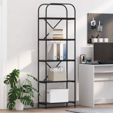 vidaXL Könyvespolc Musta tammi 60 x 30 x 183 cm Faanyag bútor