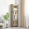 vidaXL Könyvespolc Sonoma 40 x 30 x 155 cm Faanyag