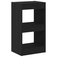 vidaXL Könyvespolc/Szoba elválasztó Fekete Tölgy 40x30x71,5 cm (862718) bútor