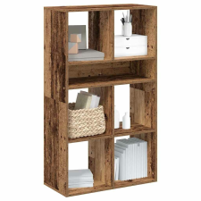 vidaXL könyvszekrény antik fa 66x31x112 cm szerelt fa bútor