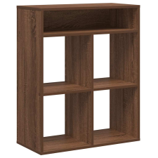vidaXL könyvszekrény barna tölgy 66x31x80 cm szerelt fa (860298) bútor