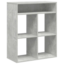 vidaXL könyvszekrény betonszürke 66x31x80 cm szerelt fa (860295) bútor