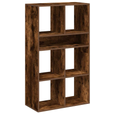 vidaXL könyvszekrény füstös tölgy 66x31x112 cm szerelt fa (860305) bútor