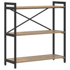 vidaXL Könyvszekrény kézműves tölgy 80 x 30 x 83 cm Faanyag (868430) bútor