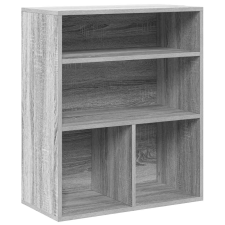 vidaXL könyvszekrény szürke sonoma 60x30x71,5 cm szerelt fa (860315) bútor
