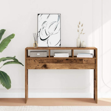vidaXL Konzolasztal régi fa 105x30x80 cm műszaki fa bútor