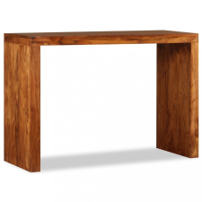 vidaXL Konzolasztal tömör fából paliszander felülettel 110x40x76 cm bútor