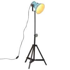 vidaXL kopott kék állólámpa 25 W 35x35x65/95 cm E27 világítás