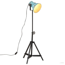 vidaXL Kopott kék állólámpa 25 W 35x35x65/95 cm E27 világítás