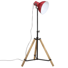 vidaXL kopott piros fali lámpa 25 W 75x75x90-150 cm E27 világítás