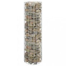 vidaXL Kör alakú horganyzott acél gabion magaságyás Ø30 x 100 cm kerti bútor