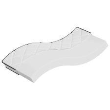 vidaXL közepesen puha egyszemélyes habmatrac 90x190 cm ágy és ágykellék