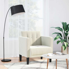 vidaXL Krém bársony kanapészék karfás szék 53 cm bútor